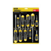 Stanley Cushion Grip Screwdriver Set Flared / Phillips 10 Piece