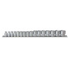 Teng Tools M3816 Socket Clip Rail Set of 16 Metric 3/8in Drive