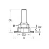 334 X 1/2 Tct Aquamac Recessor