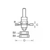 342 X 1/2 Tct Bearing Guided Biscuit Jointer 4.0 X 40mm