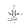 Trend 342 x 1/4 TCT Bearing Guided Biscuit Jointer 4.0 x 40mm