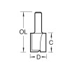 Trend 3/61 x 1/4 TCT Two Flute Cutter 10.0 x 25mm