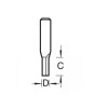 C001 X 1/4  Tct Two Flute Cutter 3.2 X 9.5mm