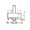 C040 X 1/4 Tct Bearing Guided Rebater 35.0mm