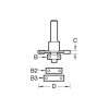 C152 X 1/2 Tct Bearing Guided Biscuit Jointer 4.0 X 37.2mm