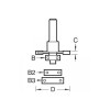 Trend C152 x 1/4 TCT Bearing Guided Biscuit Jointer 4.0 x 37.2mm