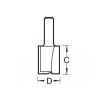 Trend C153 x 1/2 TCT Two Flute Cutter Worktop 12.7mm x 50mm