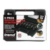 Trend 1/4in TCT Router Cutter Set, 6 Piece