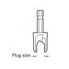 Snap/Pc/12 Plug Cutter 1/2In