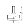 T421/35 X 1/4 Tct Hinge Sinking Bit 35mm Diameter