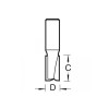 Tr12 X 1/4 Tct Two Flute Cutter Long Shank 12 X 19mm