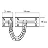 P1037 Door Chain Chrome Finish