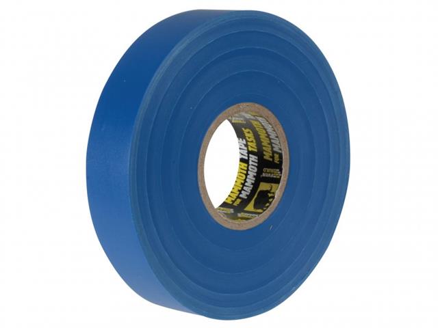 BlueSpot Electrical Insulation Tape White PVC 19mm x 20m