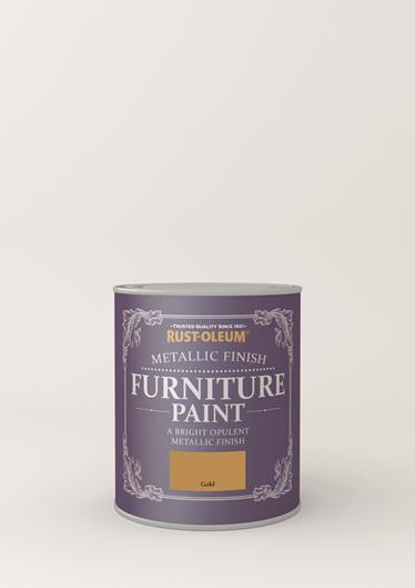 Rust-Oleum - Metallic Furniture Paint Gold 750ml