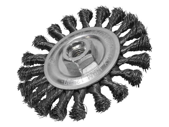 Wire Cup Brush Twist Knot 65mm x M10 x 1.5